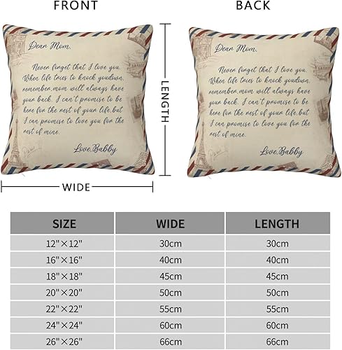 Miniatura 4 de Funda de almohada inspiradora personalizada con texto personalizado para cama, sofá, funda de almohada inspiradora para mamá de hija, hijo,