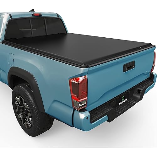 AUTOSAVER88 Soft Tri-fold Truck Bed Tonneau Cover Compatible with 2016-2023 Toyota Tacoma (Excl. Trail Edition) 5ft Bed