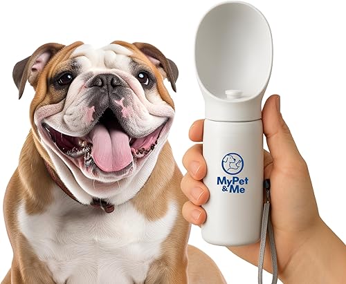 Miniatura 8 de My Pet & Me Botella de agua plegable para perros al aire libre - Blanco - 18.6 fl oz18.5oz