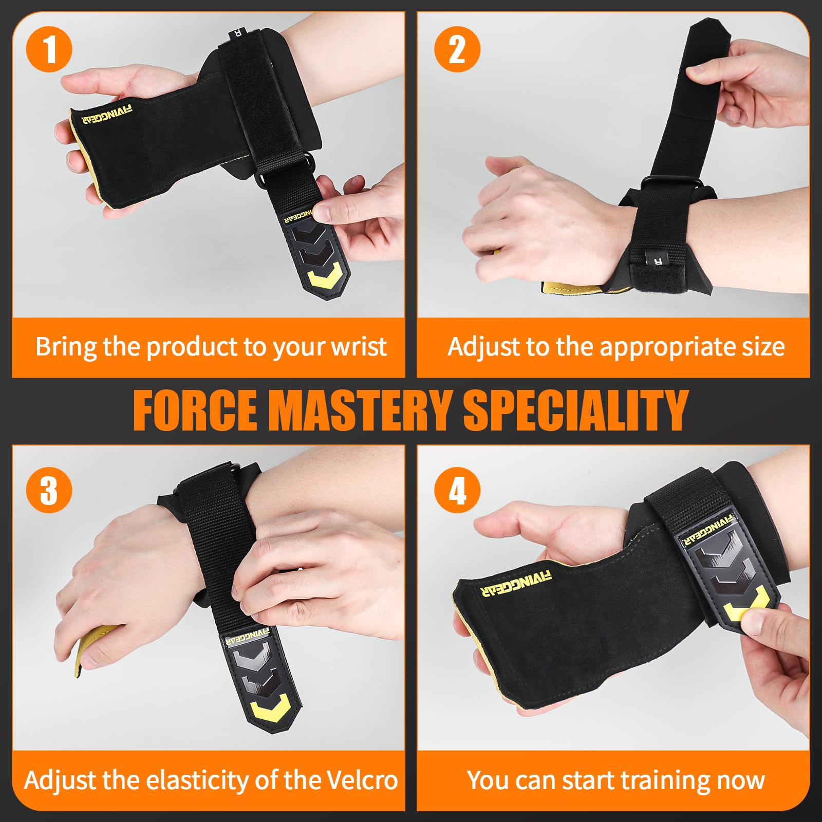 Weightlifting Wrist Hook Straps For Maximum Grip Support, Deadlift