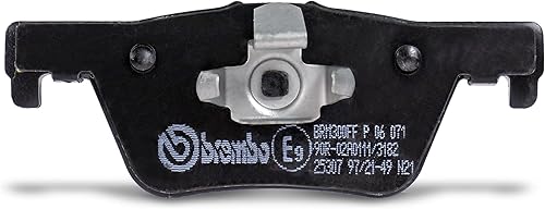 Miniatura 2 de Brembo P06071 Juego de pastillas de freno de disco traseras bajas BMW/BMW (BRILLIANCE) OE# 34216873093