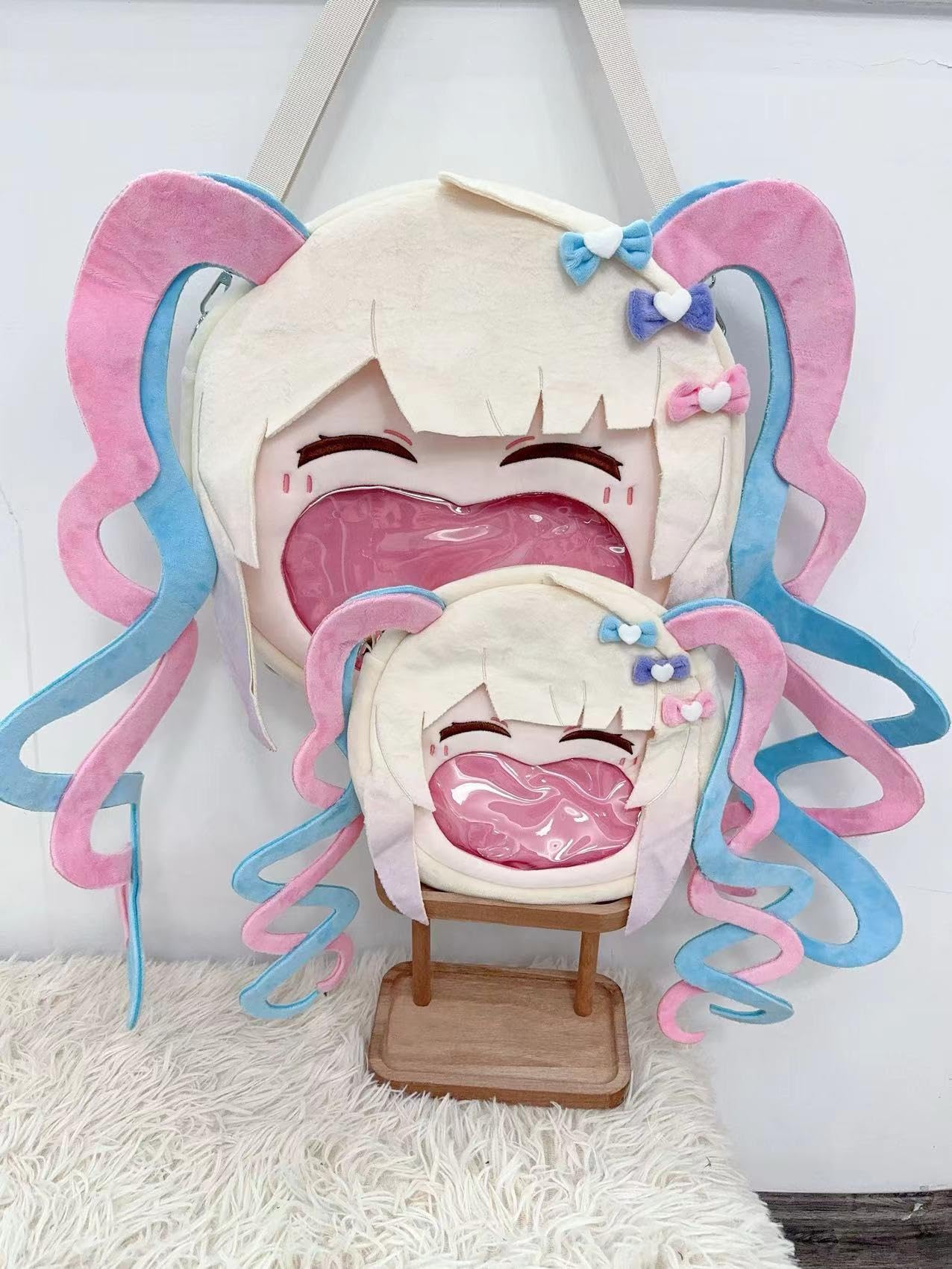 Amazon.co.jp: 超てんちゃん 痛バッグ ぬいぐるみリュック 斜め掛け