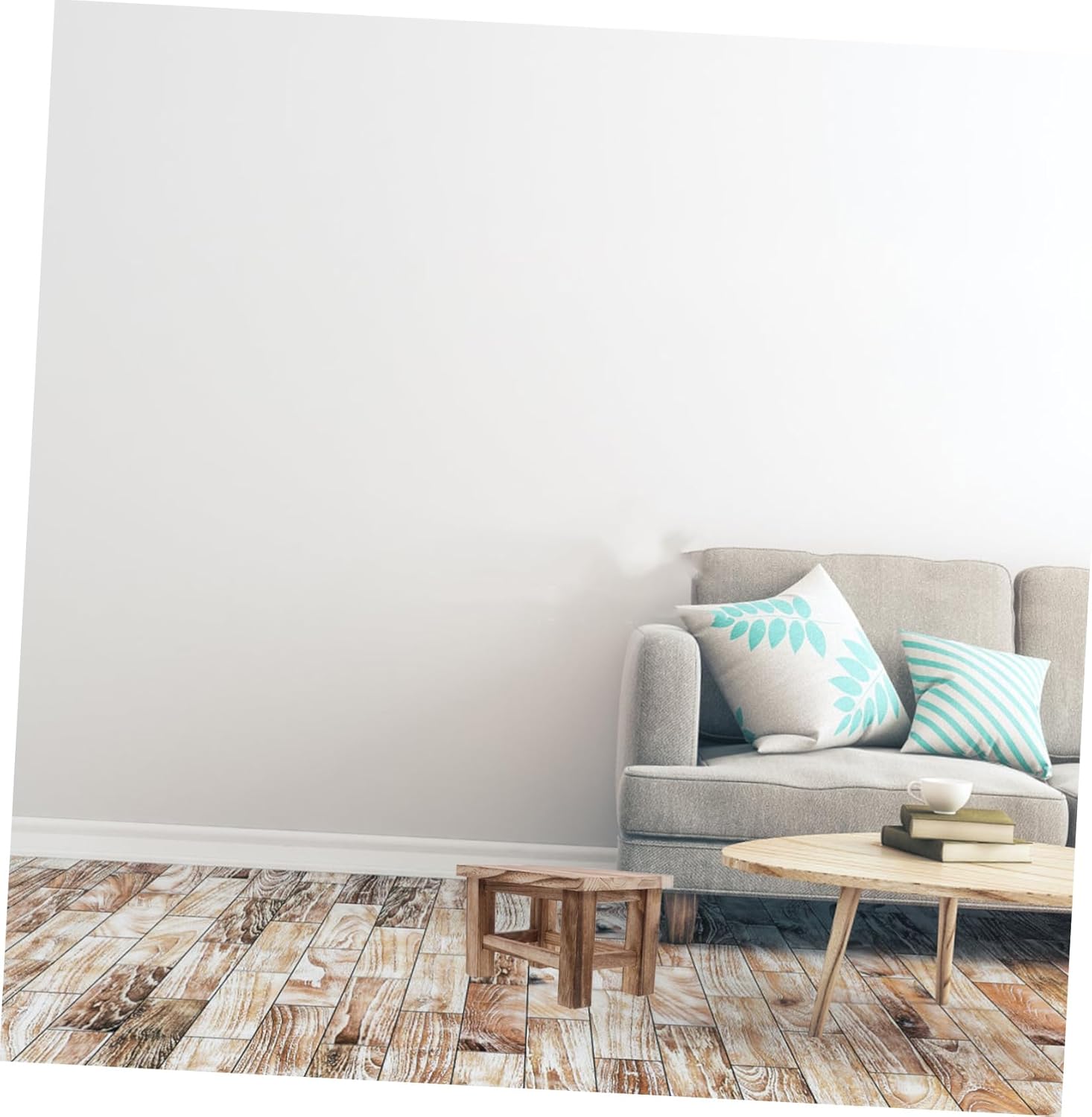 DECHOUS Wooden Stool for Adults Rustic Solid Wood Step Stool for Shoe Changing Compact Small Chair for Bathroom Bedroom Garden Versatile Home Use Elegant Vintage Design