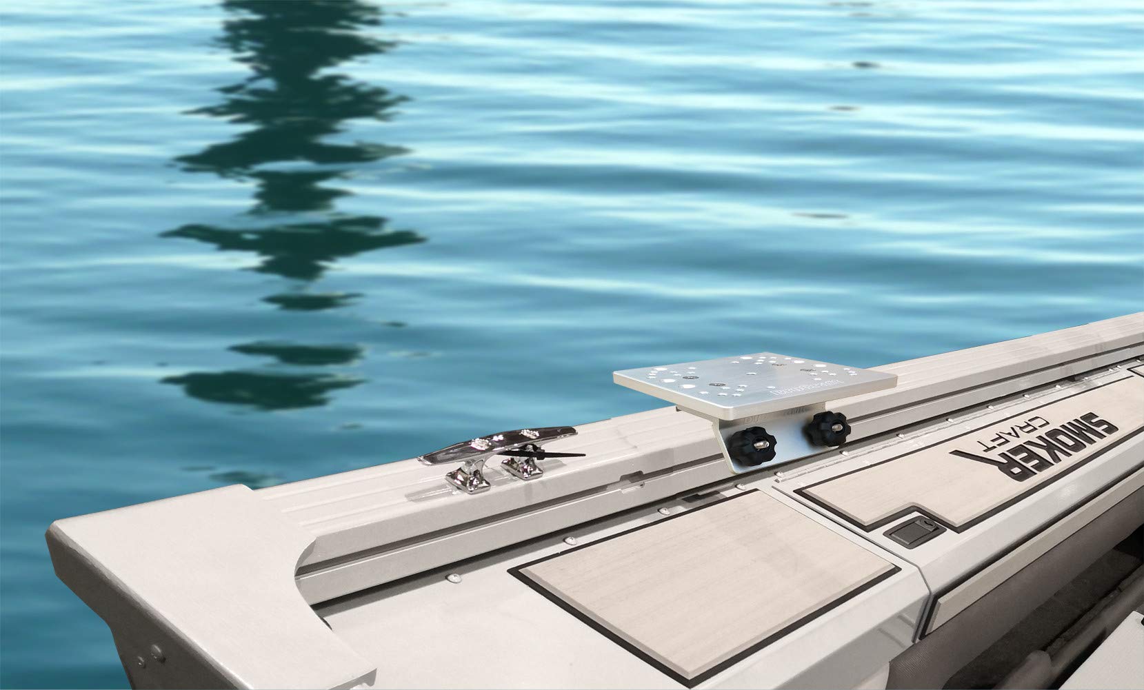 Brocraft Smoker Craft Boats 60 Degree Downrigger Bracket/Polar Kraft Track 60 Degree downrigger Bracket