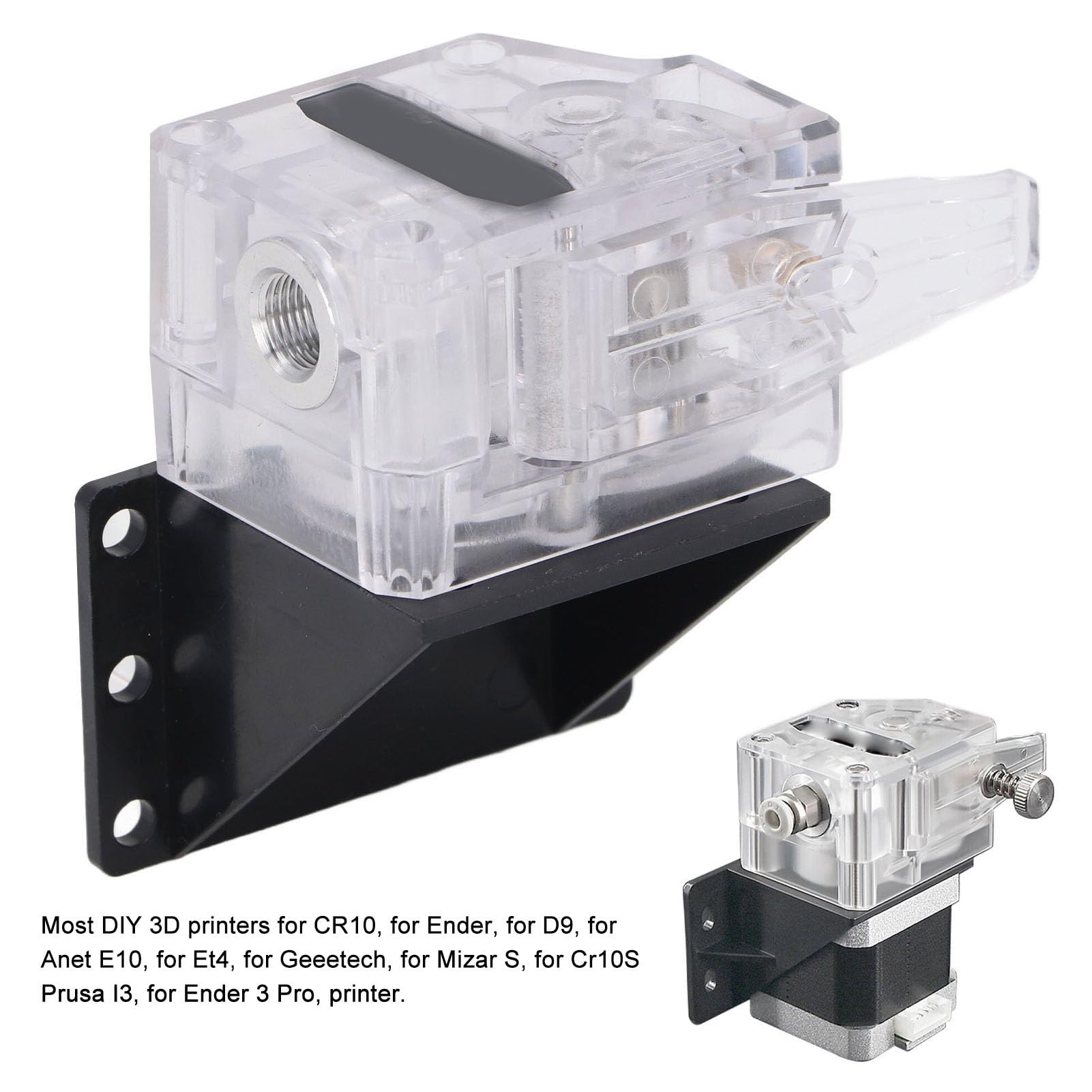 Dual Drive Extruder, Dual Gear Dual Drive Extruder Kit do Ender 3 Pro – szeroka kompatybilność, wysoka dokładność i wydajność, wytłaczarka do drukarki 3D