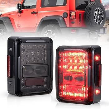 Amazon | BUNKER INDUST LEDテールライト交換キット Jeep Wrangler JK
