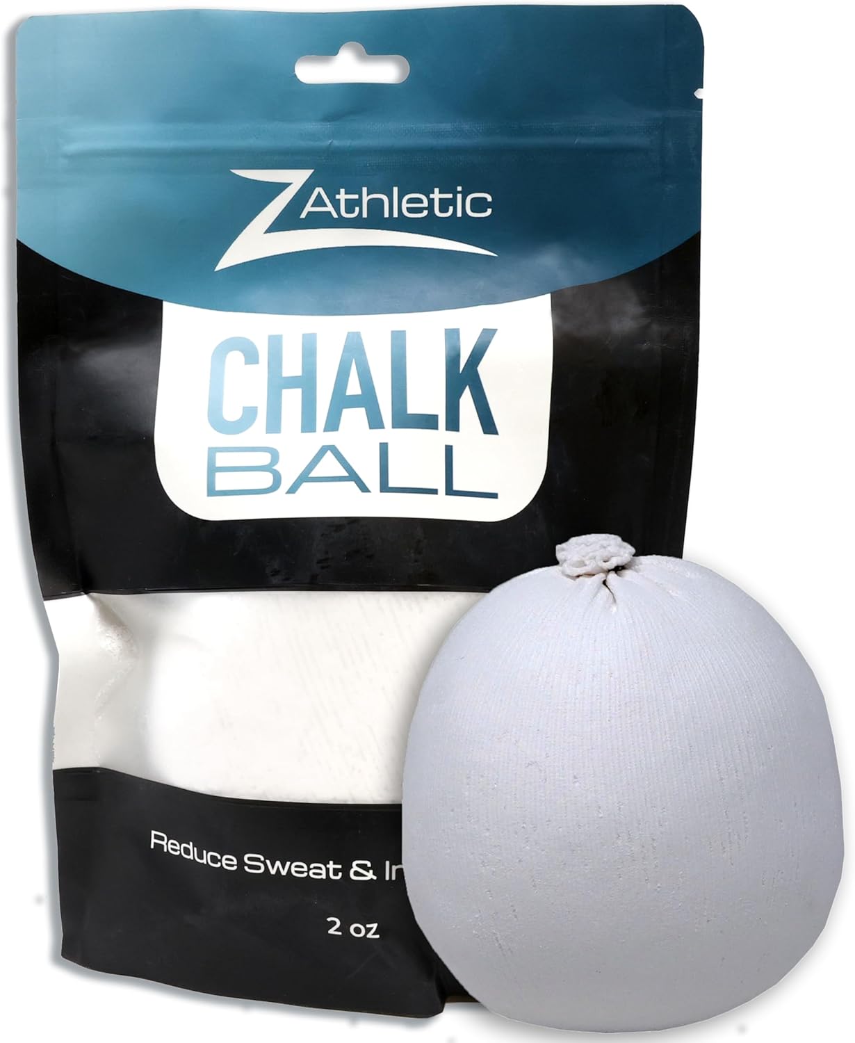 Z Athletic Gym Chalk Ball for Rock Climbing, Gymnastics, and Weightlifting