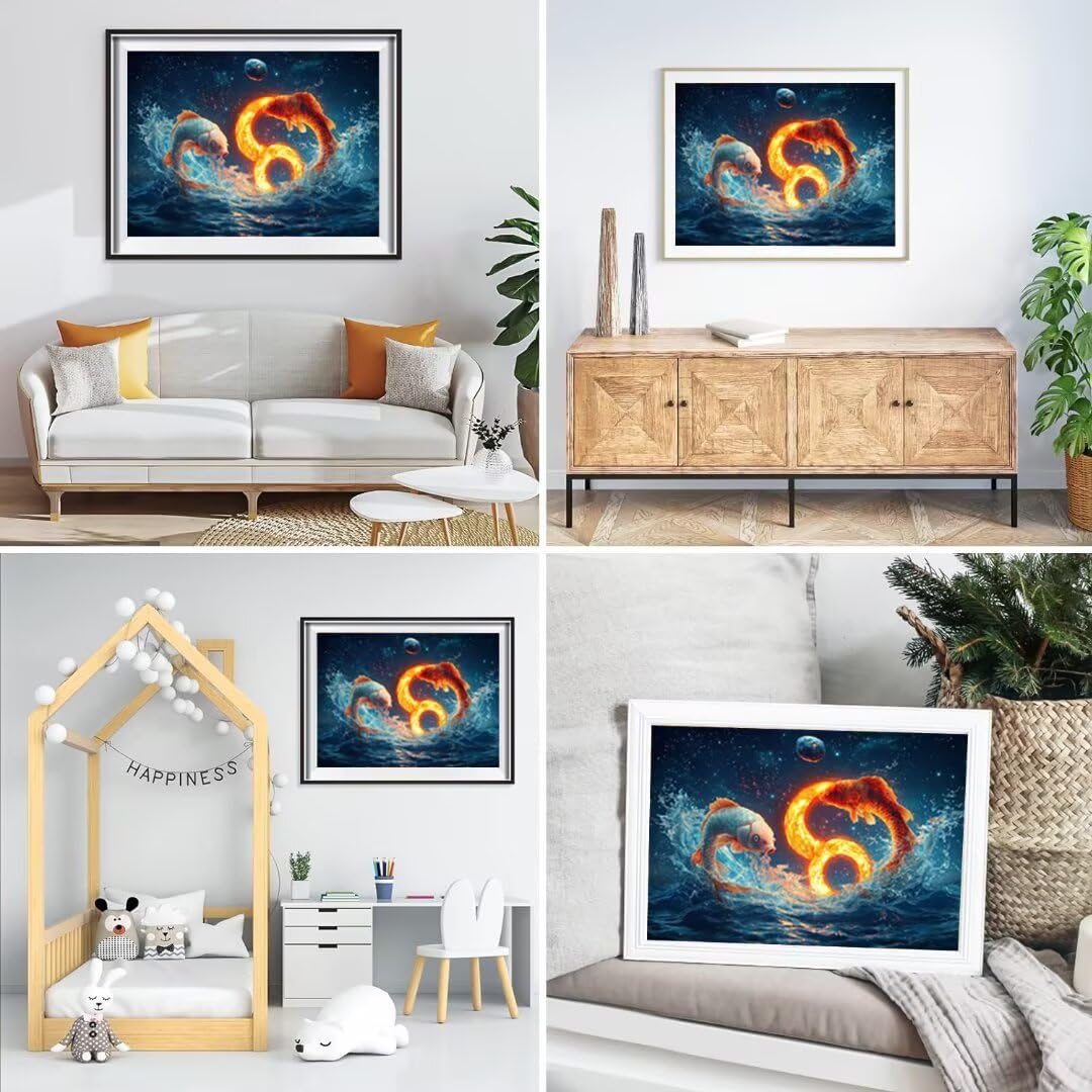 5D Zwierzęta Diament Malarstwo Zestaw dla dorosłych, DIY Zestawy malarskie Diament, Diamentowe pełne zestawy artystyczne, Square Rhinestone Ścieg krzyżykowy Malarstwo dla dorosłych Początkujący