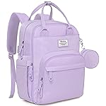 RUVALINO Diaper Bag Backpack, Multifunction Travel Pack Maternity Baby Changing Bags, Large Capacity, Waterproof, Taro Purple