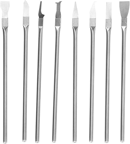 Herramienta de reparación de palanca de apertura de teléfono de metal, juego de spudger de placa base, eliminación de chips de CPU, para electrónica