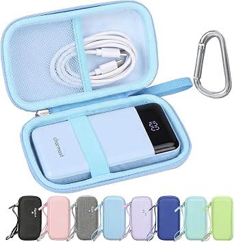 Portable Bank Charger Case for charmast for VRURC for OHOVIV Fast Charging Battery Protective CaseBlue