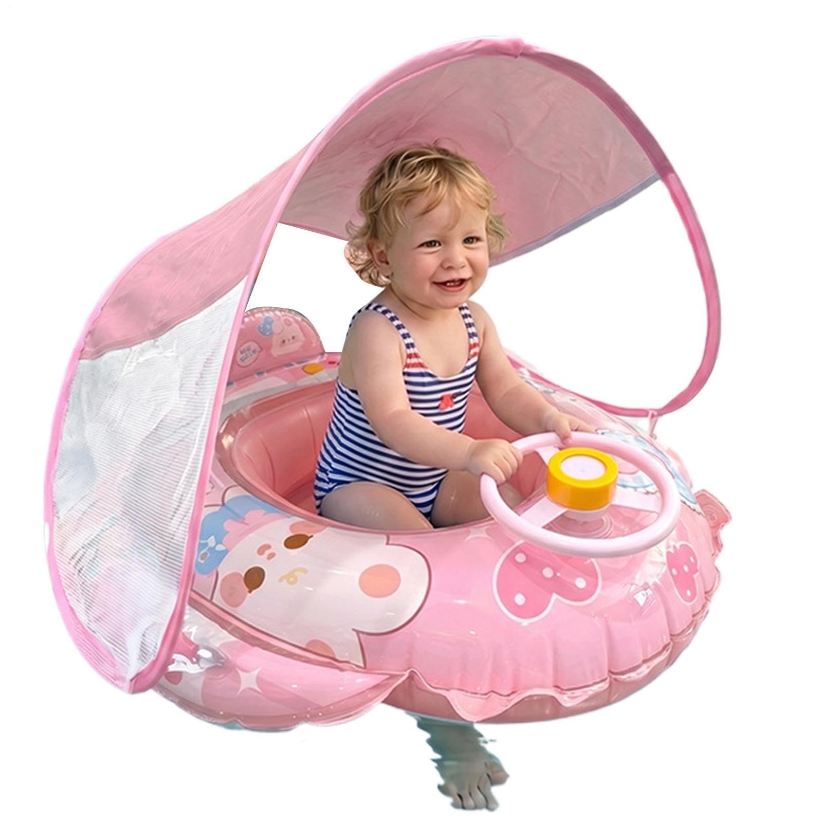 Bouée de natation volant gonflable étanche pour protéger bébé du soleil - 8