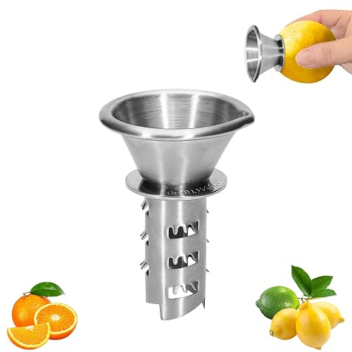 1Pc Best Utensils fringering Stainless Steel Manual Lemon Juicer, Reamer