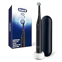 Vista 1 de Oral-B iO Simple Clean - Cepillo de dientes eléctrico recargable con 1 cabezal de cepillo de cuidado suave y 1 funda de viaje negra, sensor de Negro
