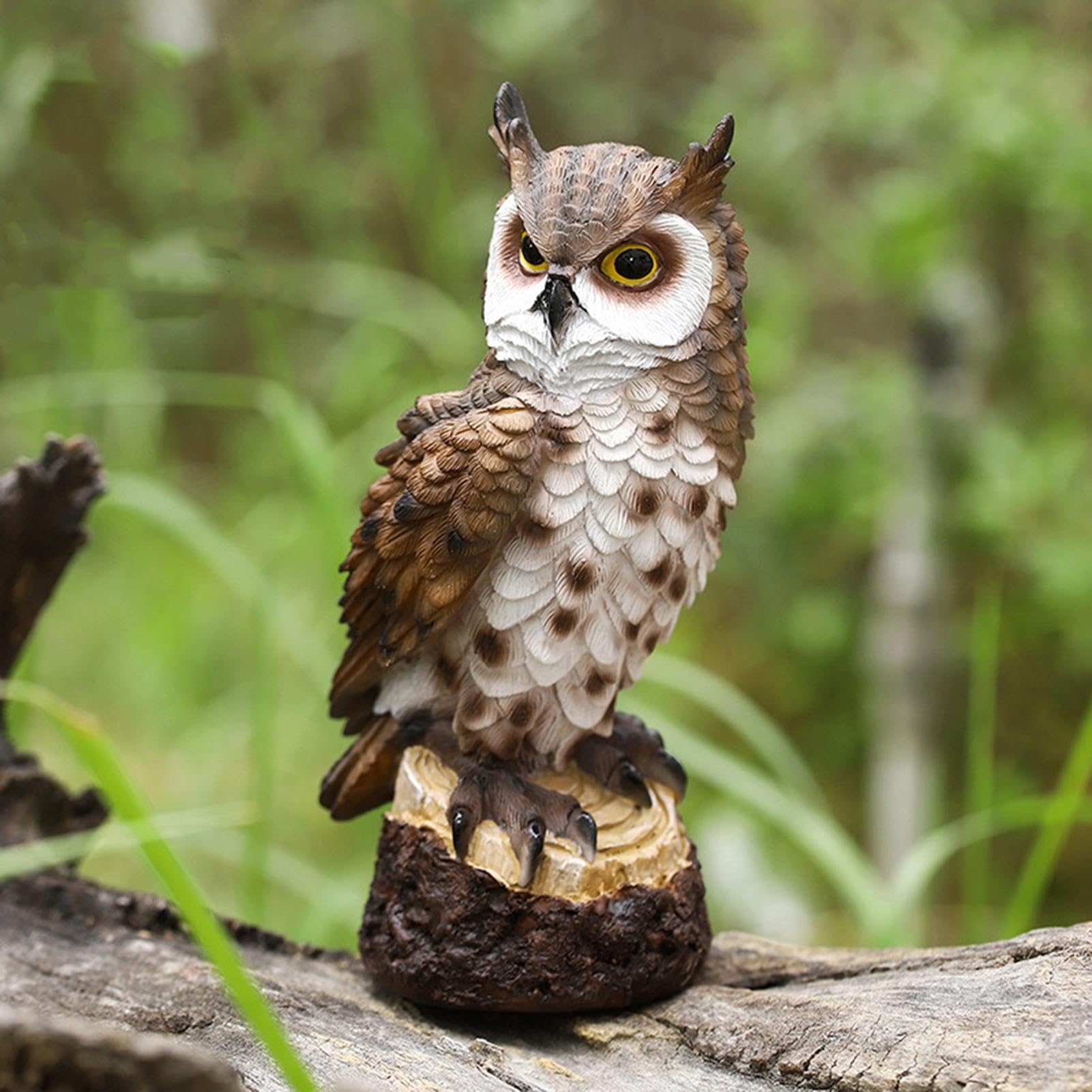 Amazon.co.jp: フクロウ像 - フクロウフィギュア | リアルな動物威嚇