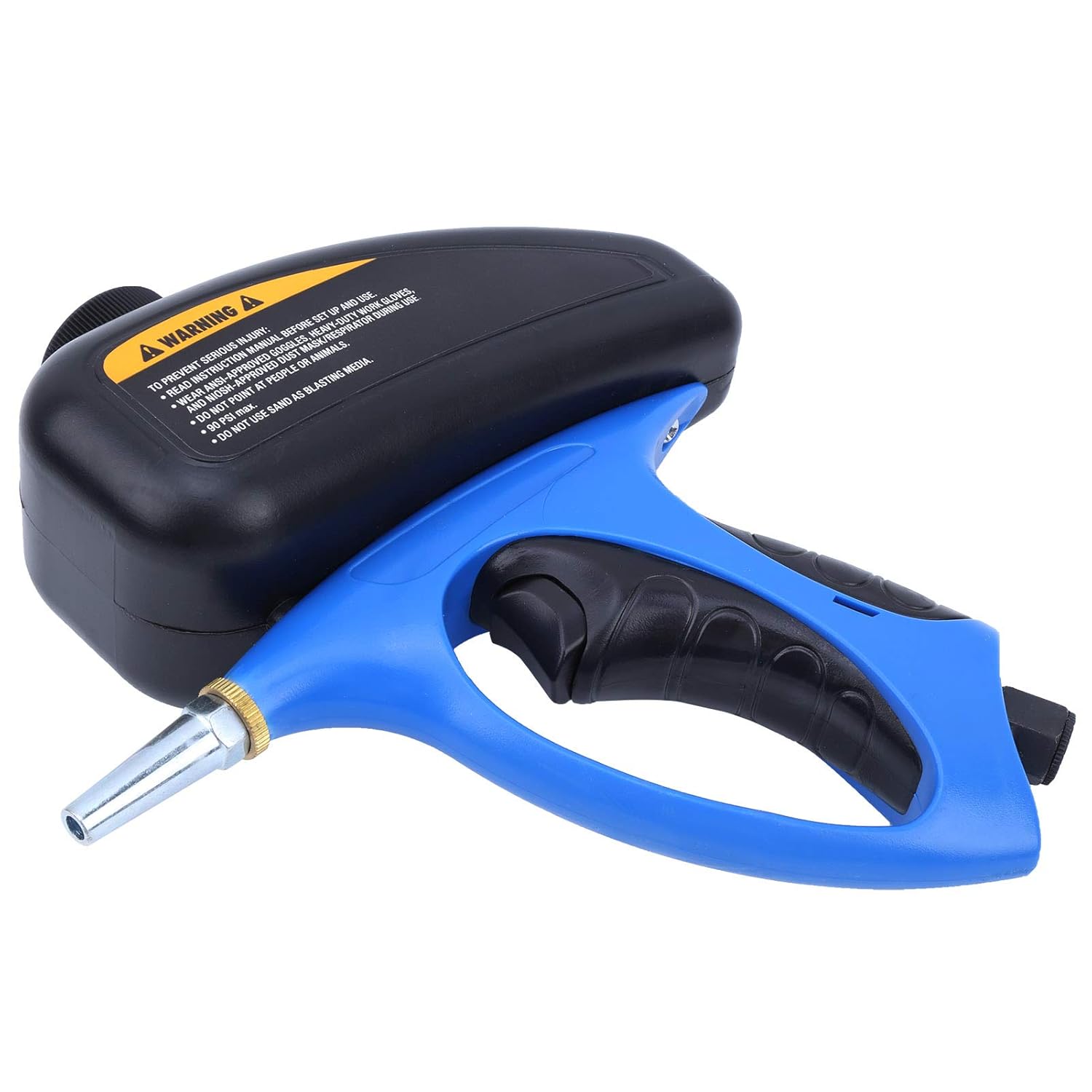 Manual Sand Blaster AntiRust Rust Removing Sandblasting ABS Small Nozzle Sandblasting for Rust Removing Device Maintenance Cleanig