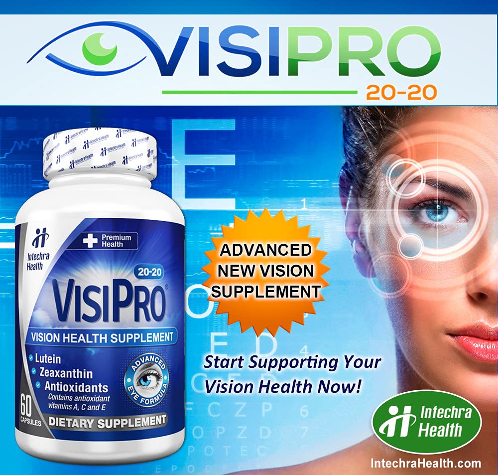 VISIPRO® 2020 New Vision Health Supplement Advanced Eye Vision