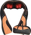Massager d'épaules avec la chaleur et sac de transport Shiatsu - Oreiller de Massage électrique avec Kneading tissu profond pour le bas du dos, le veau, le soulagement de la douleur musculaire des jambes - Utilisation à la maison, au bureau et en voiture