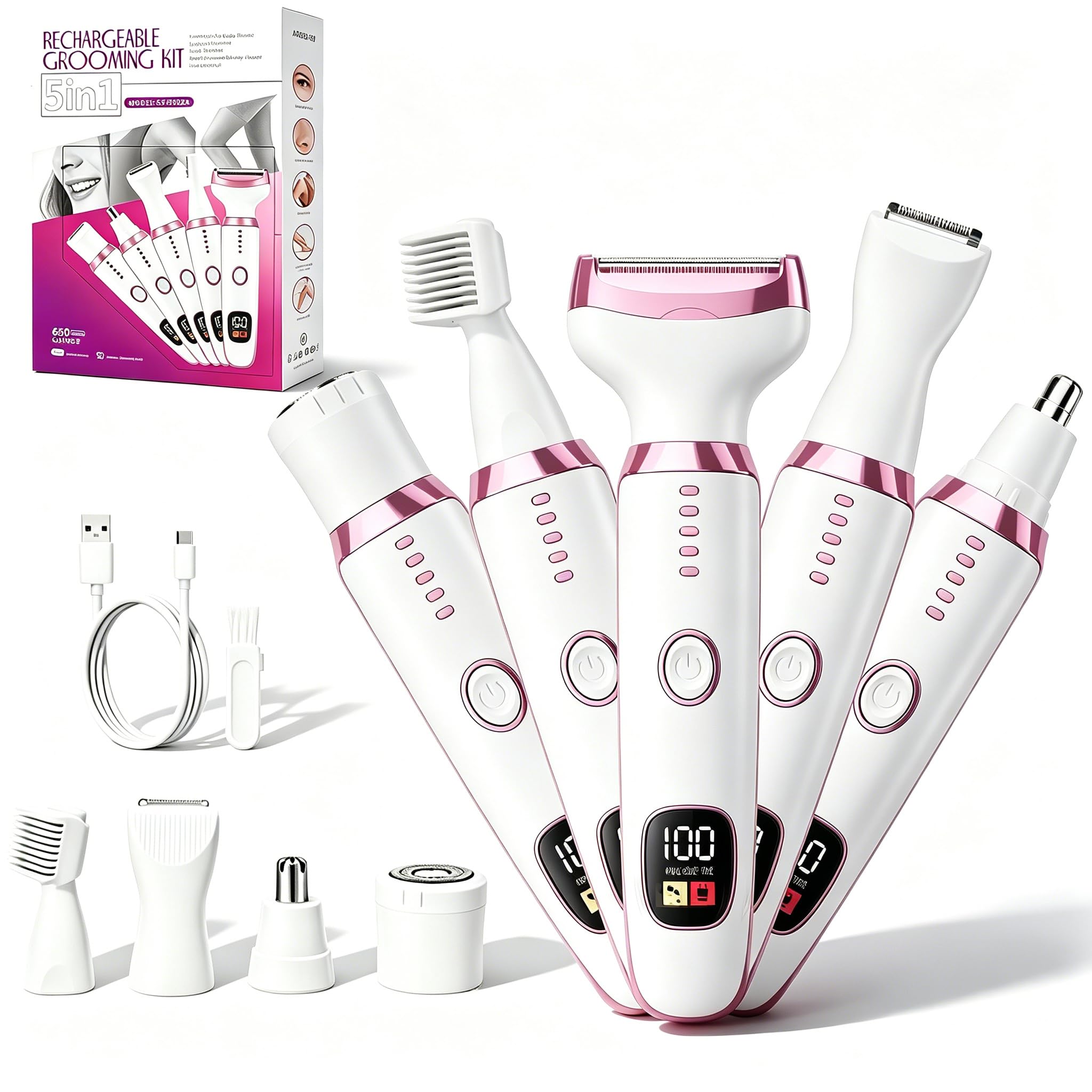 RUIM 5-in-1 Waterproof Shaver