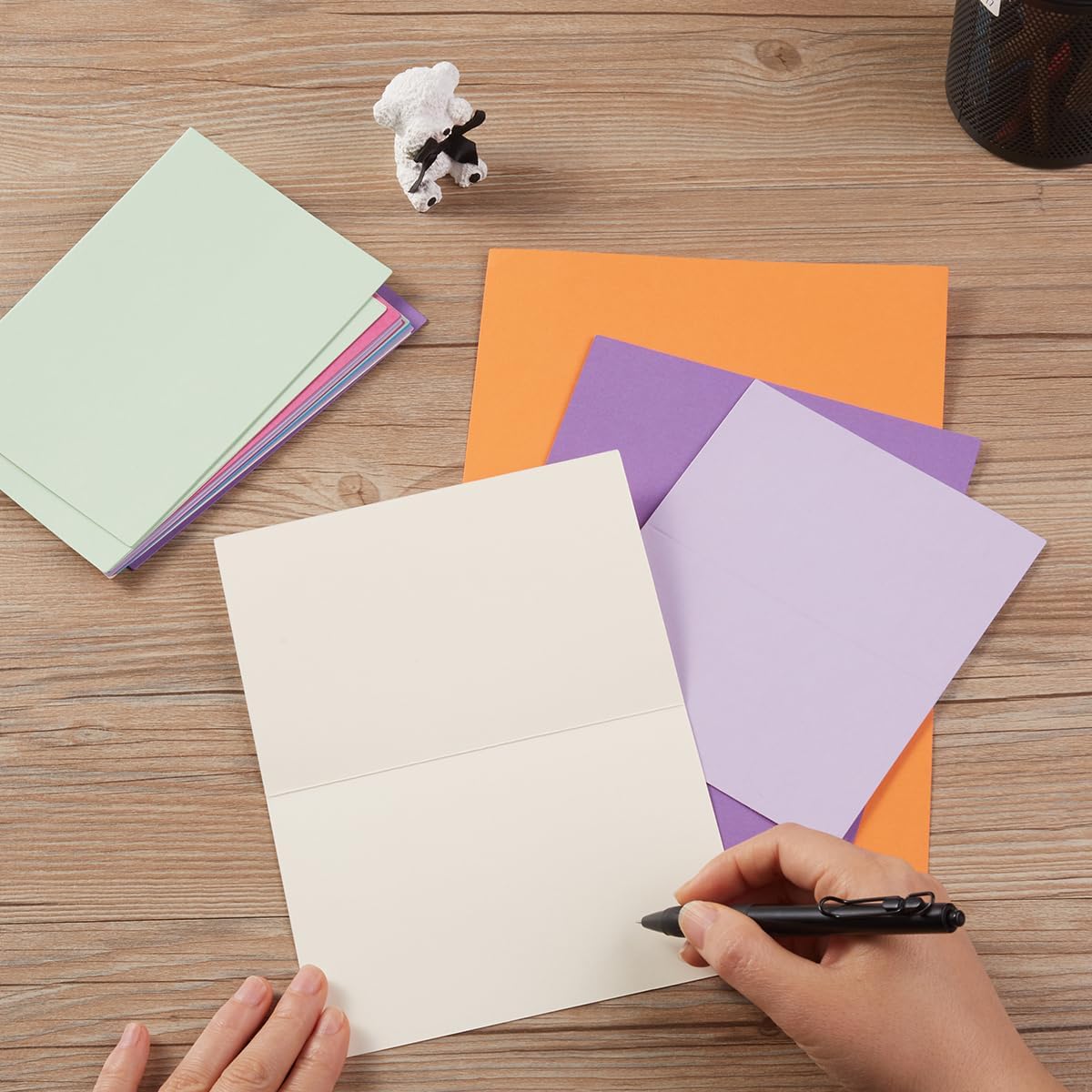 50 Pack Blank Cards Folded Cardstock Thank You Blank Greeting Cards for Invitations, Wedding, Greeting Cards, All Occasion DIY (Multicolor, 4x6) - Image 6