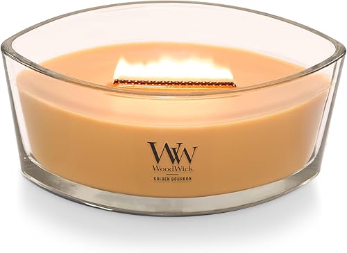 Vista 134 de WoodWick - Vela mediana de reloj de arena, aroma Fireside, cera de mezcla de soja prémium, se agrieta mientras se quema, perfecta para regalo, 9.7