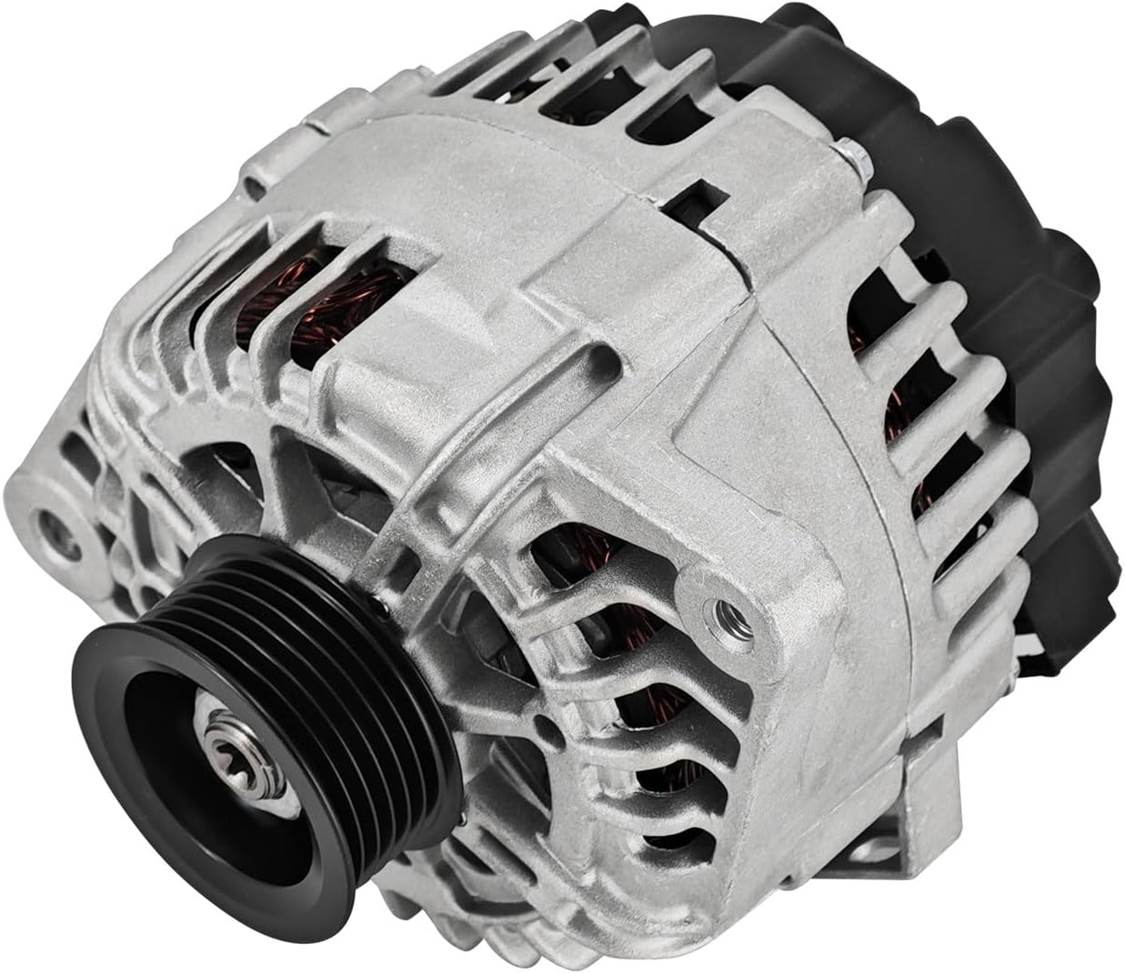 180 Amp High Output Alternator Compatible with Kia Rio Forte Koup Soul L4 1.6L 2012-2017, Compatible with Hyundai Veloster Accent L4 1.6L 2012-2017, Replace# 37300-2B760, A0002616559
