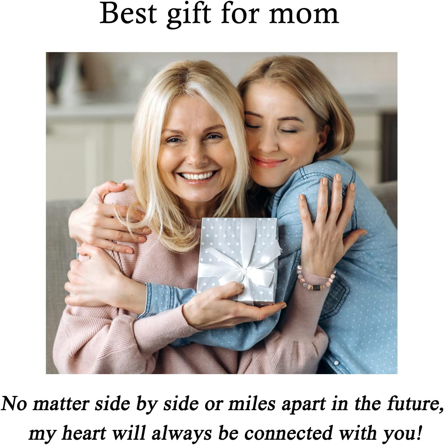 Natural Stone Bead Tourmaline Bracelet Healing Energy Bracelet Stress Relief Relaxation Gifts for Women Sisters Friends - Image 7