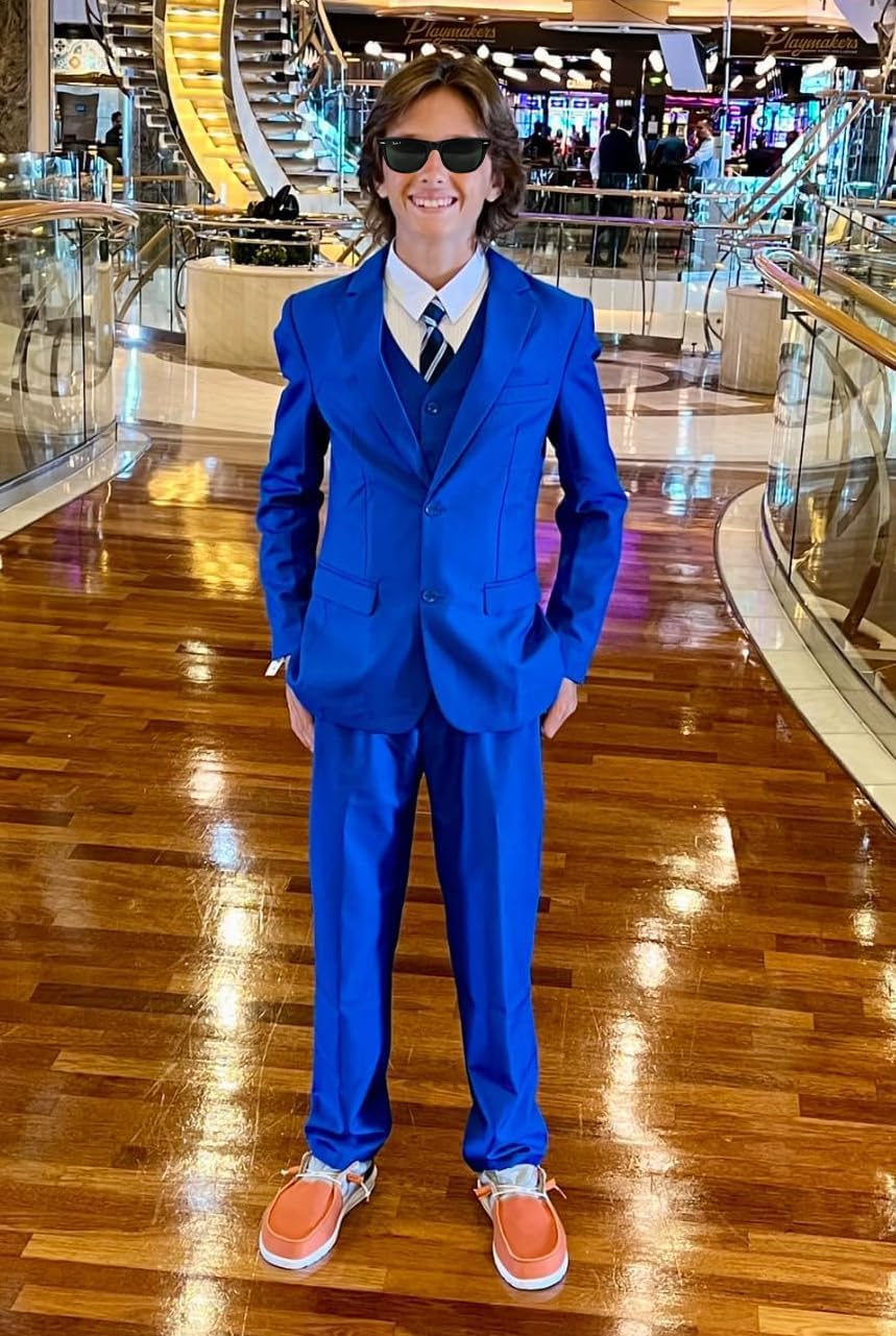 Boys' Blazer Formal Slim Fit Single Breasted Kids Jacket for Boy Sport Coat for Homecoming - Image 7