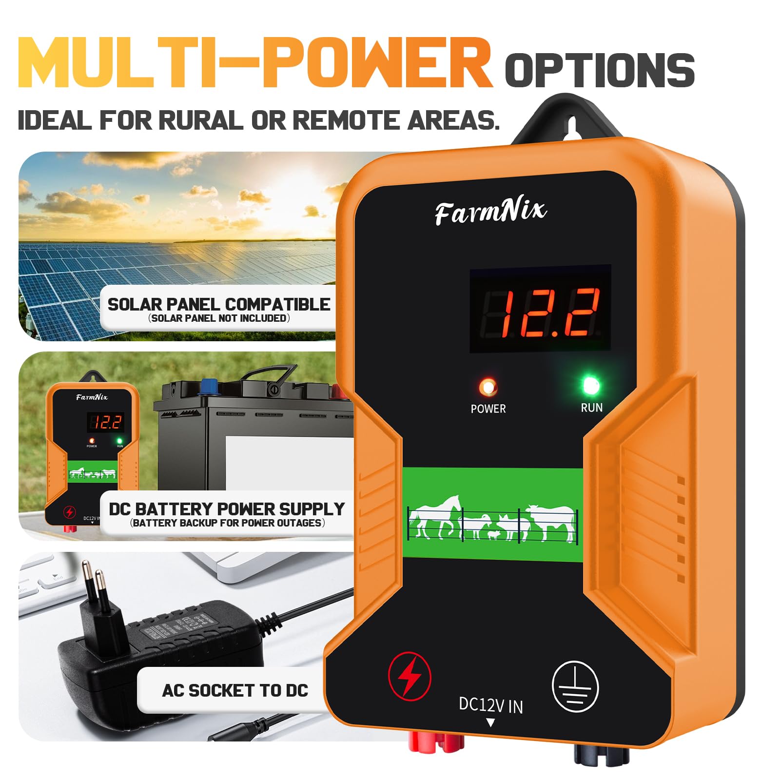 Weidezaungeräte (12V - 230V) zur Wildschweinabwehr Weidezaungeräte (12V - 230V) zur Wildschweinabwehr