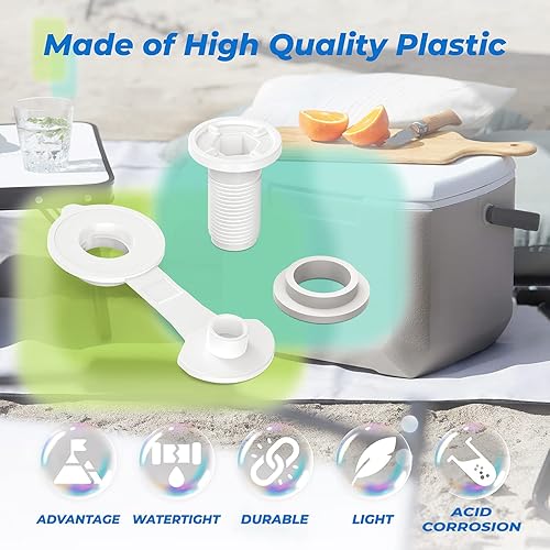 Miniatura 5 de Usamate Replacement Cooler Drain Plug for 50 58 and 82 Qt Coleman Xtreme Coolers 1.5" Shaft Length