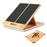 StrongTek Professional Wooden Balance and Adjustable Slant Board Set – Ideal for Core Strength, Stability, and Flexibility Training