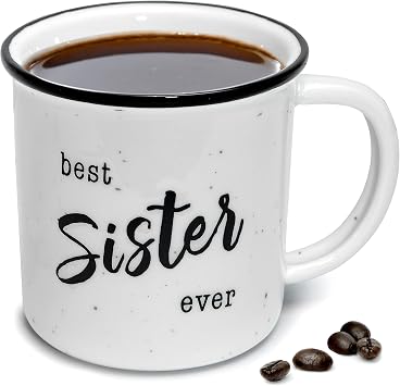 Best Sister Mug 11 Ounce, Favorite Sister Ceramic Coffee Mug, Sibling Gift