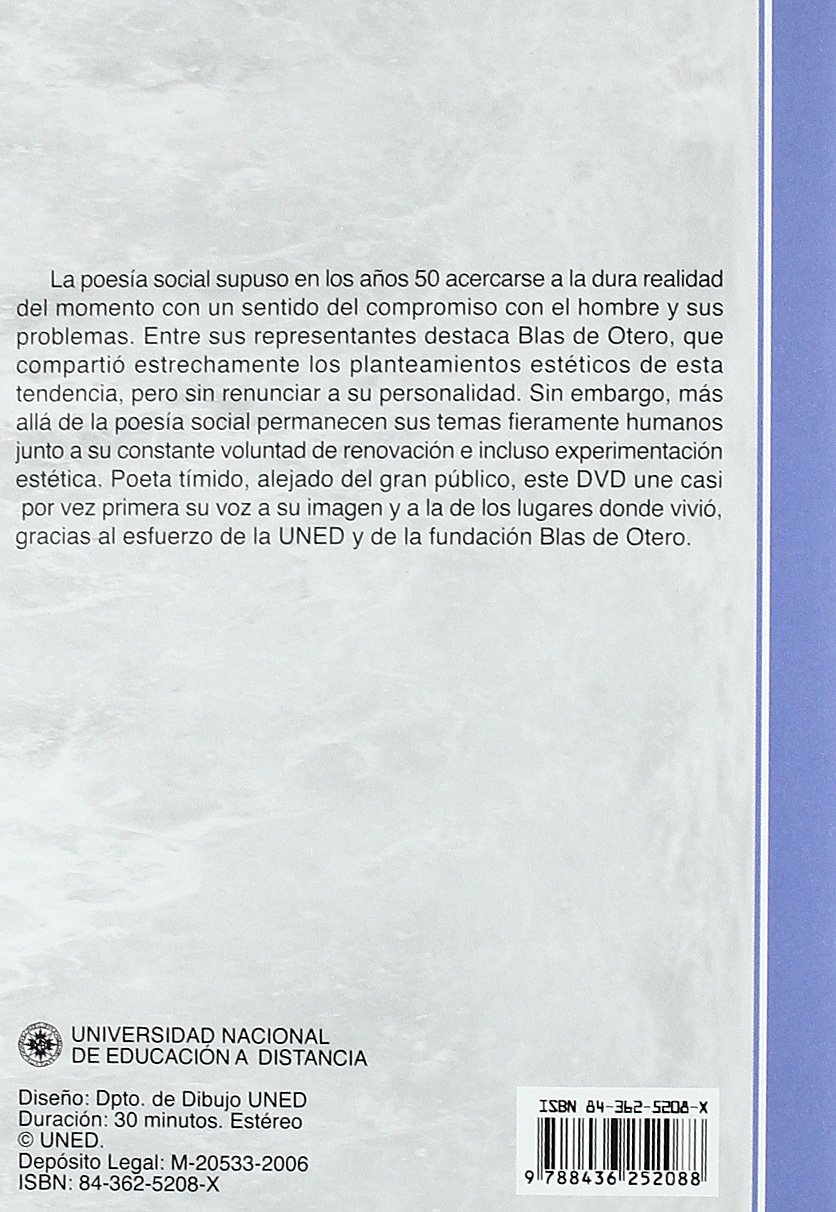 Poesía Española Contemporánea (II). La Poesía Social. Blas de Otero