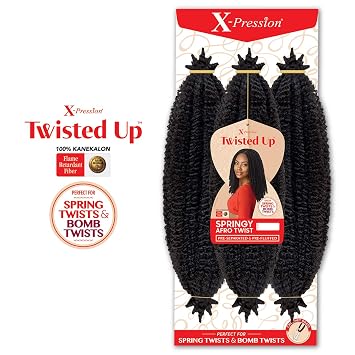 MULTI PACK DEALS! Outre Synthetic Braid - X PRESSION TWISTED UP SPRINGY AFRO TWIST 16 (1-PACK, 950)