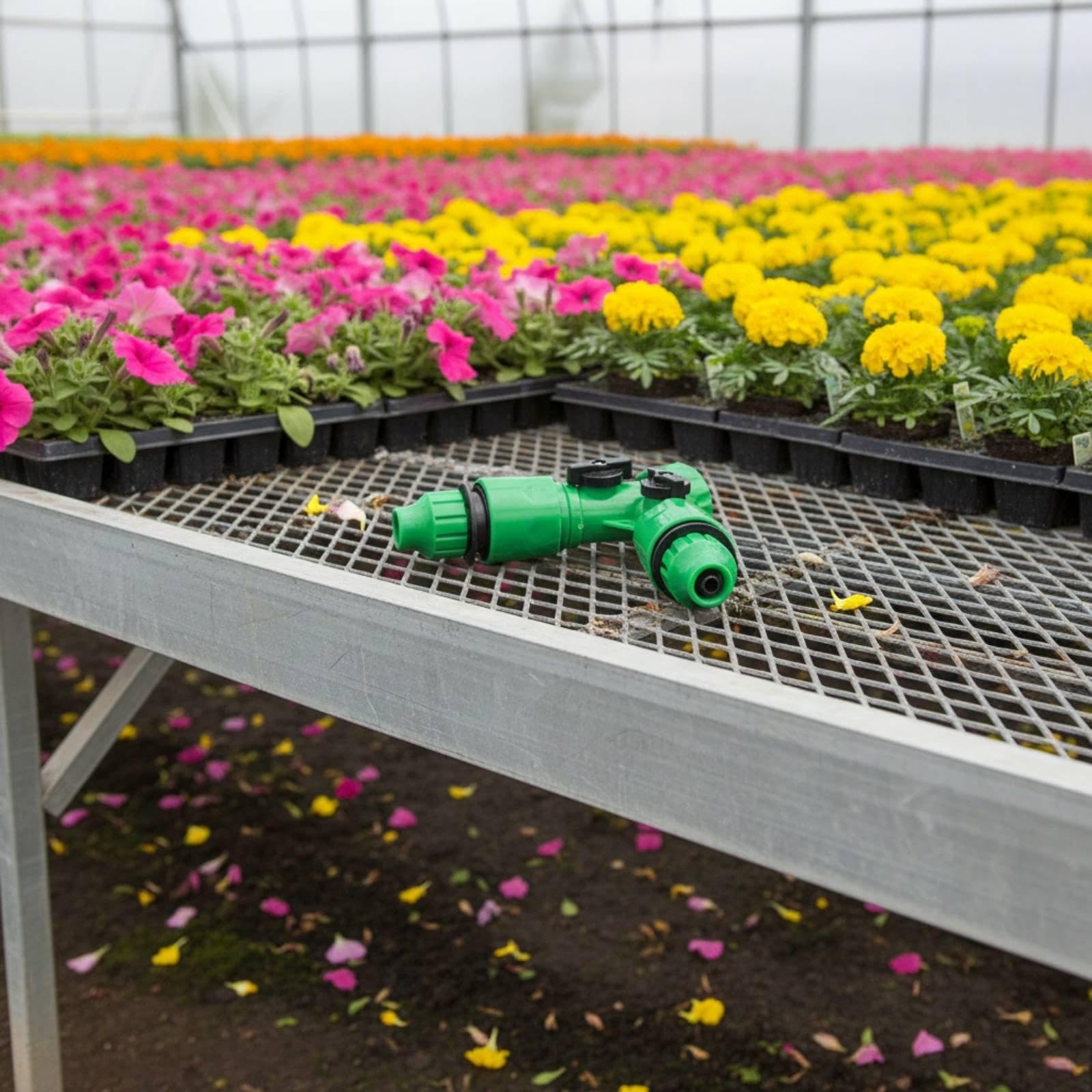 Sharplace 4 Pezzi Connettore Irrigazione Giardino Sdoppiatore Tubo Adattatore Rubinetto Raccordo Rapido Struttura Resistente Alle Intemperie per Uso Esterno Dur, 5 pezzi