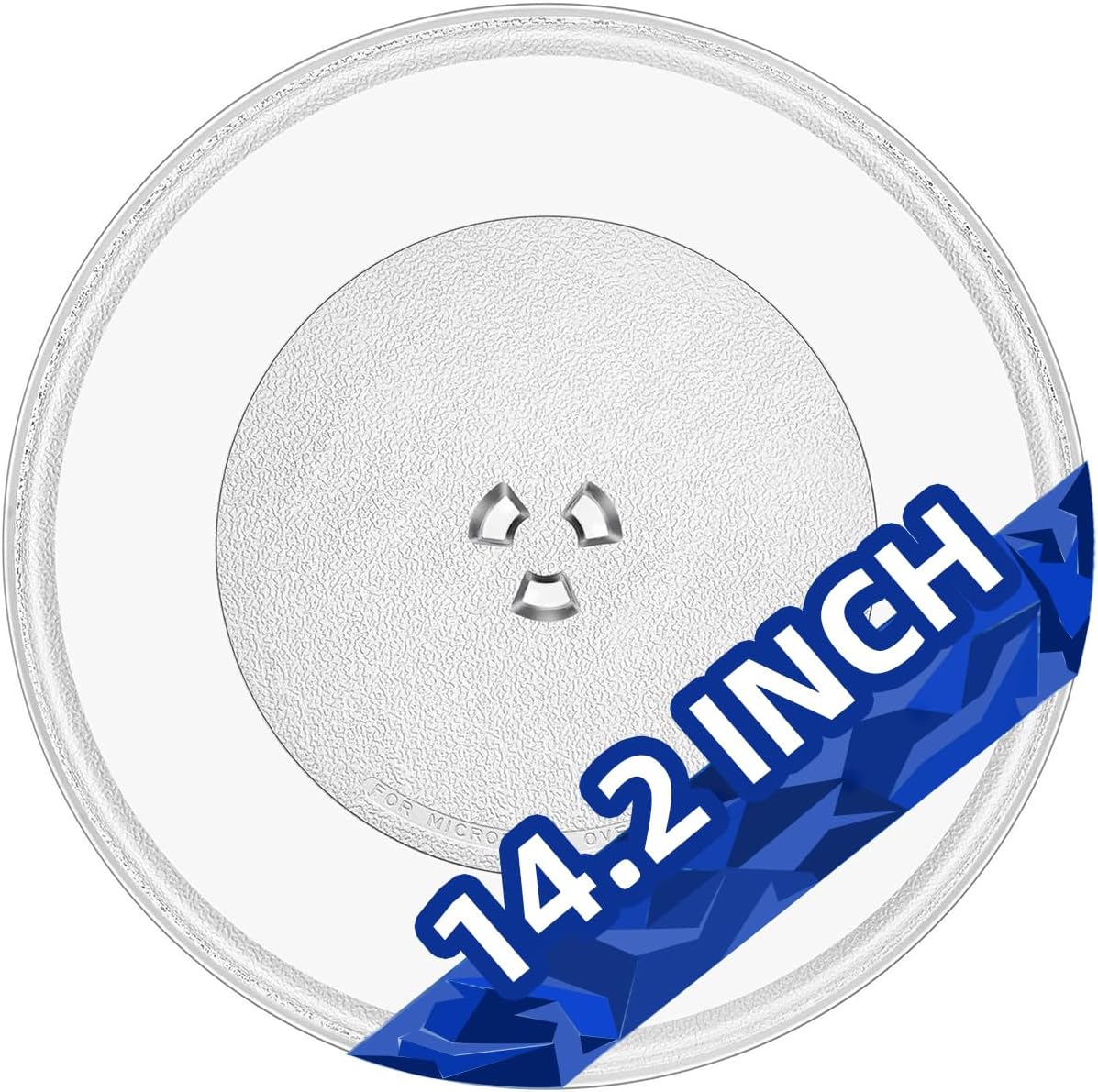 15" Microwave Glass Plate compatible with Panasonic B06014W00AP replacement for 15 inch Microwave Glass Turntable F06014W00AP A06014A00AP A06014W00AP