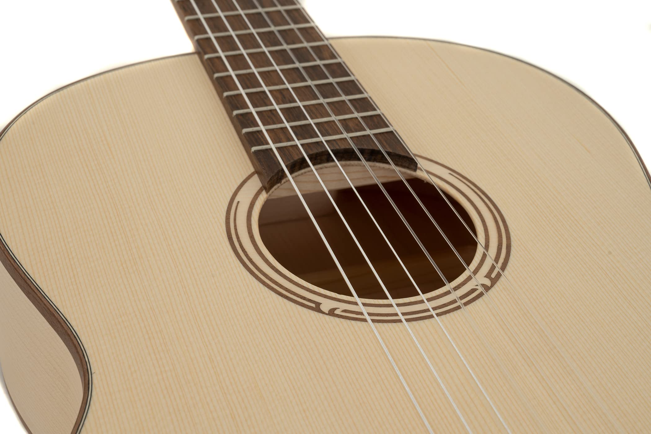 GEWA guitare de concert, guitare classique Pro Natura Silver - taille 4/4 - table en épicéa massif - fond/éclisses érable - couleur naturelle - satiné - cordes Hannabach - fabriquée en Europe