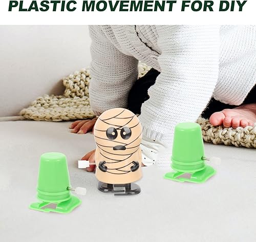 Miniatura 5 de Toyvian Mecanismo de movimiento de repuesto de robot con patas de reloj, mecanismo de movimiento creativo, mecanismo de movimiento de reloj,