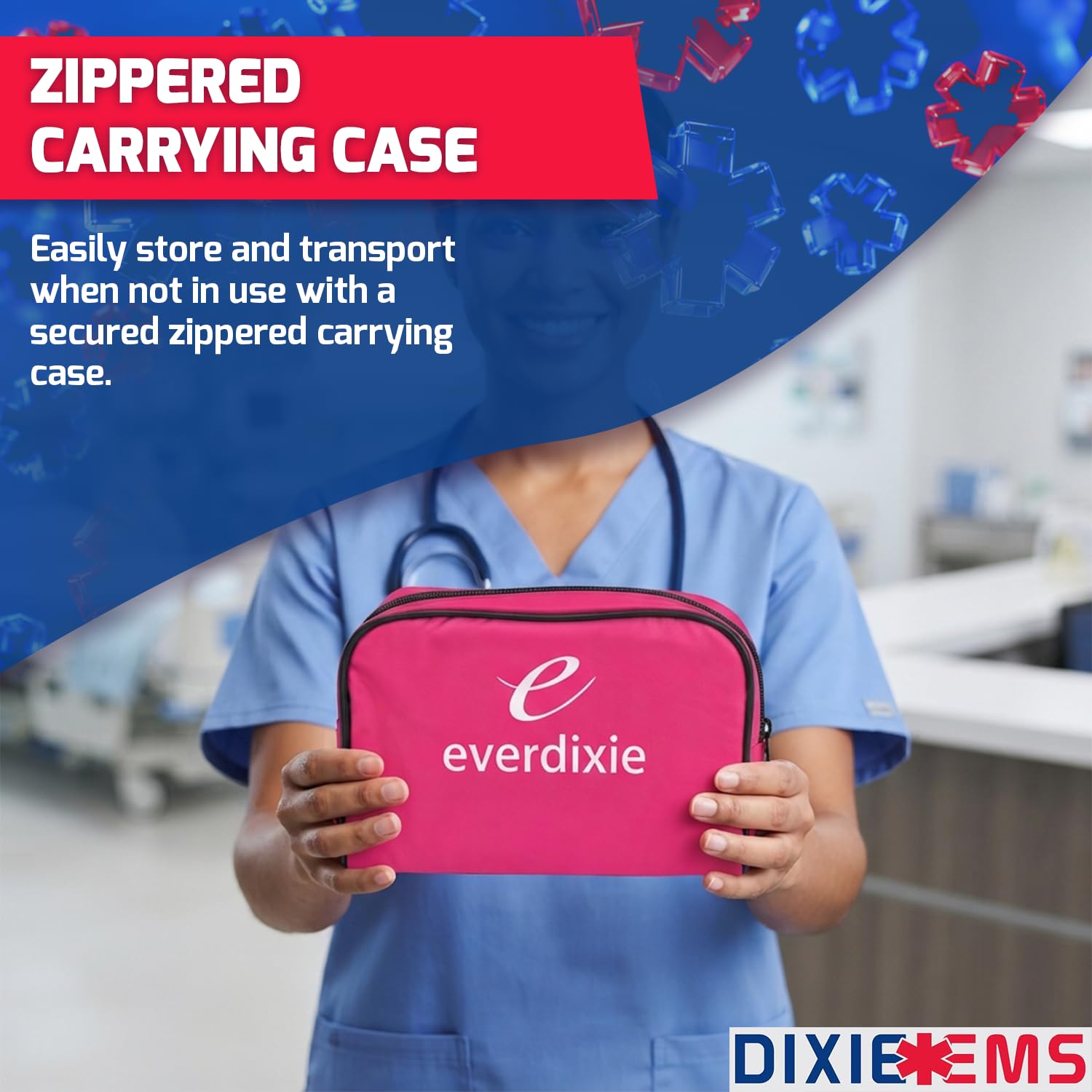 Dixie EMS Blood Pressure Monitor - Pink -7 Dixie EMS Blood Pressure Monitor - Pink -7