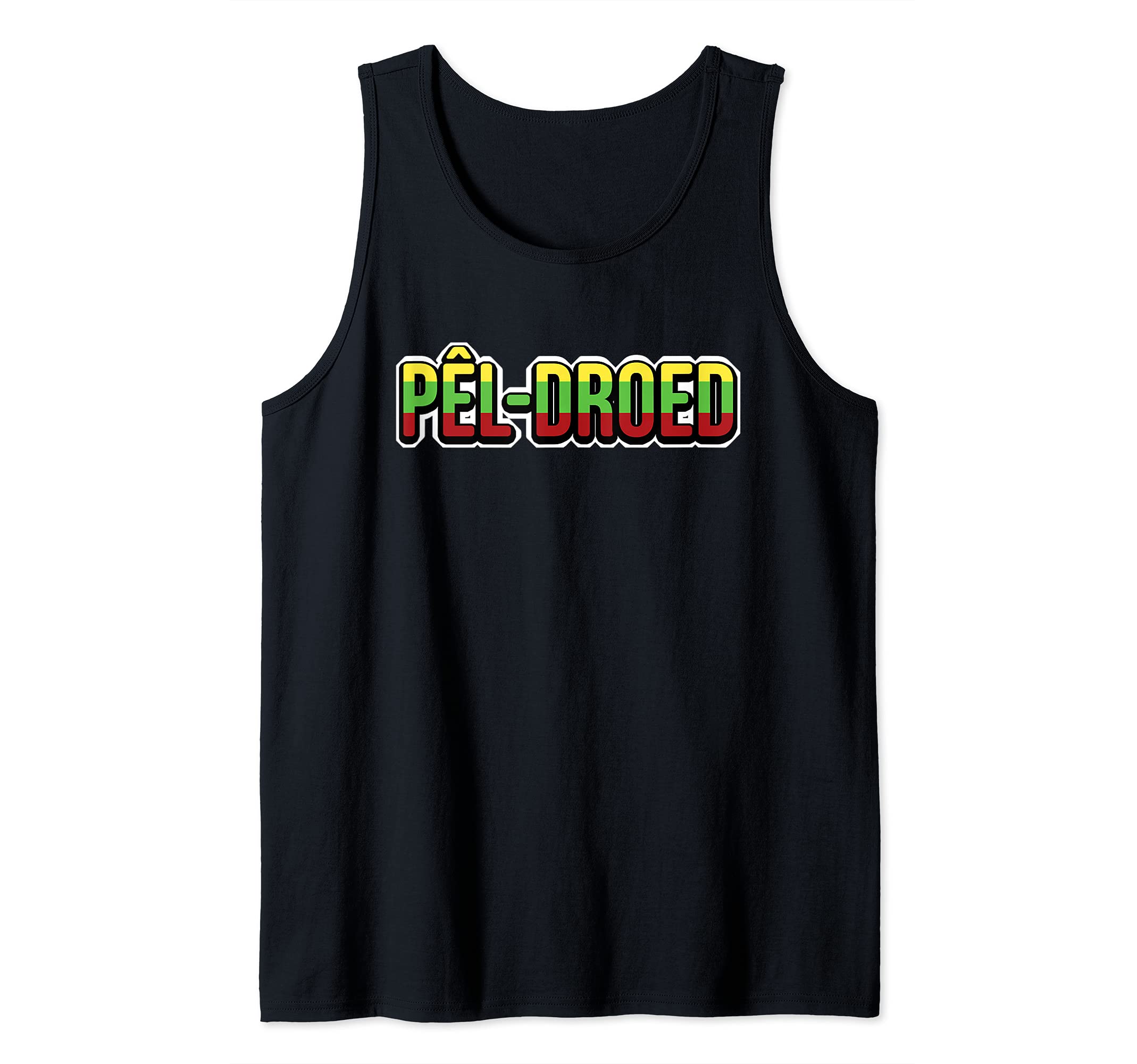 Pêl-droed Wales Football Fan Tank Top, Black