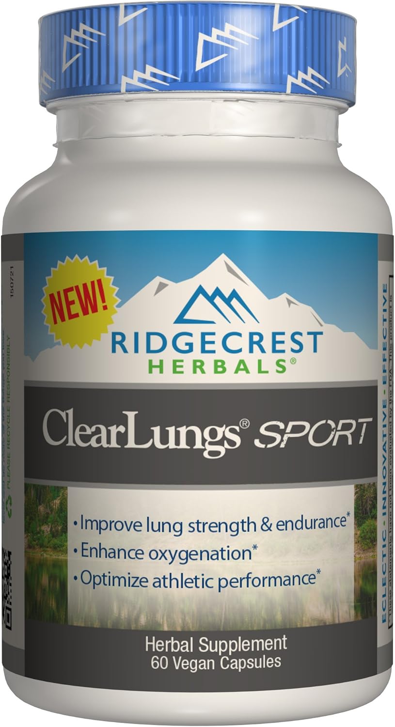 Ridgecrest Herbals ClearLungs Sport for Oxygenation