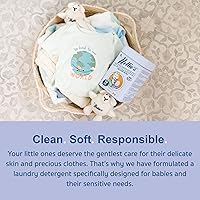 Vista 2 de Nellie's Soda de lavandería para bebés – Detergente para ropa en polvo a granel para piel sensible de bebés – Sin fragancia, suave y eficaz – 500