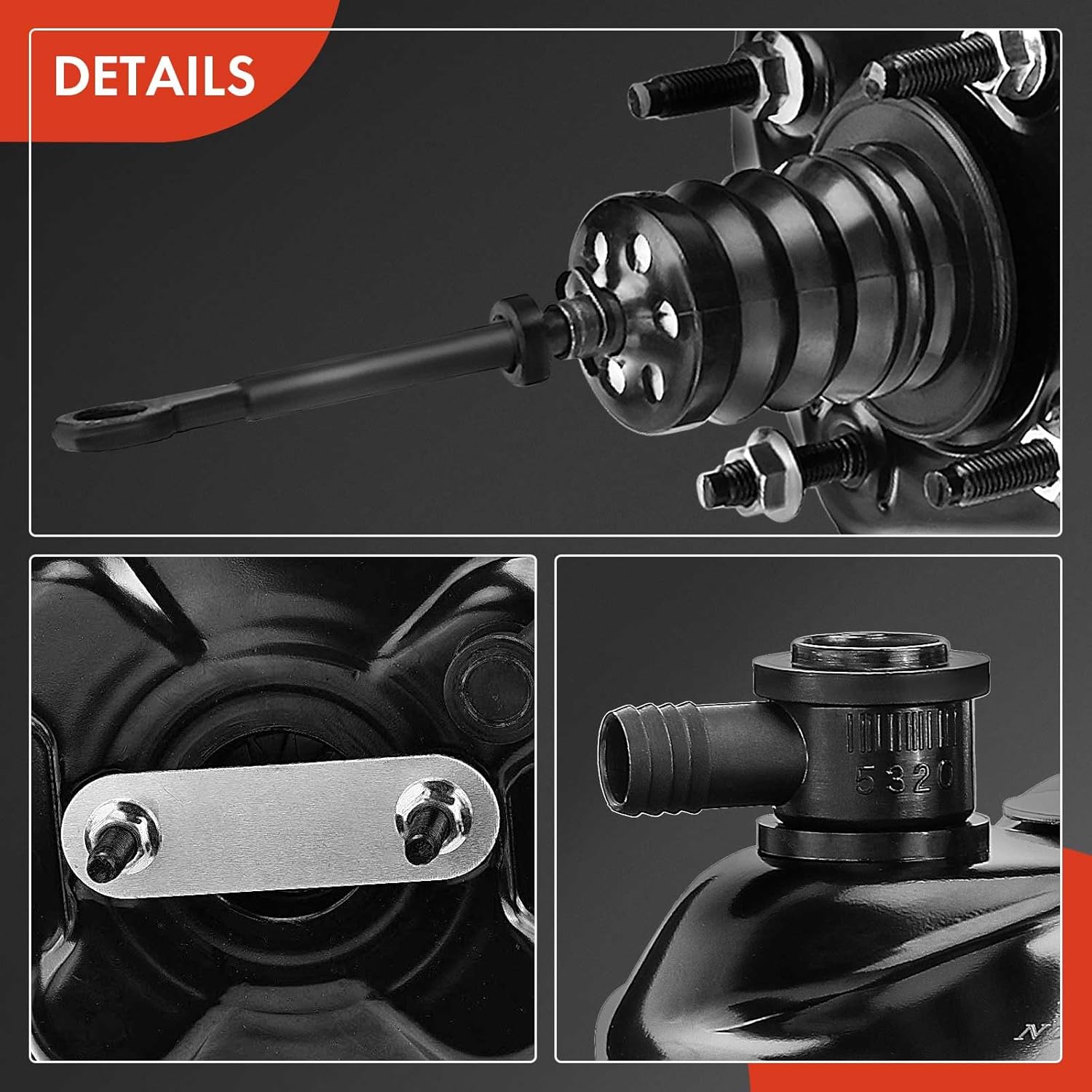 A-Premium Vacuum Power Brake Booster Compatible with Chevrolet G10/G20 1994-1995, G30 1994-1996 & GMC G1500/G2500 1994-1995, G3500 1995-1996, Without Master Cylinder