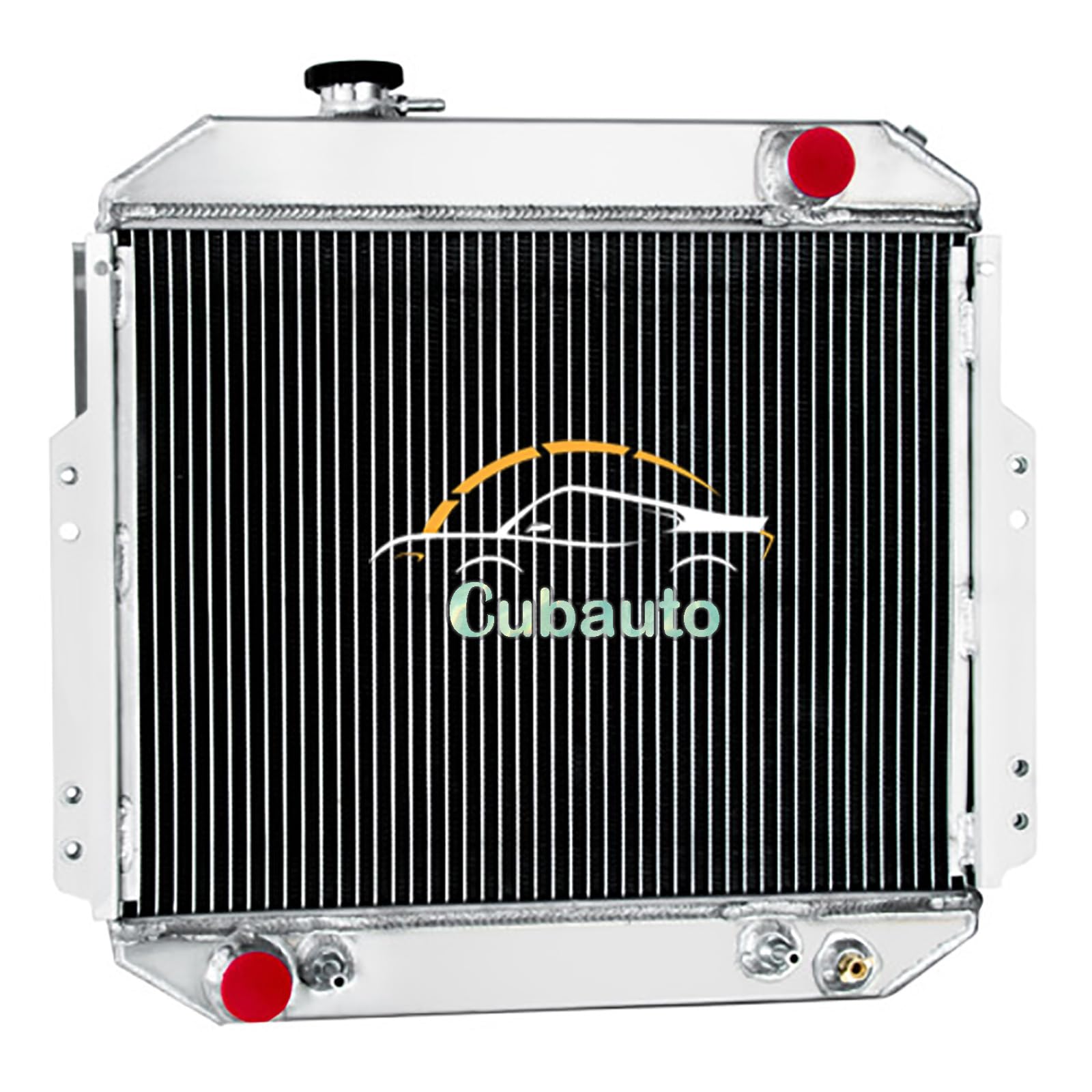 Full Aluminum Radiator For 1988-1992,91 Nissan Forklift A10-A25 H20 2146090H10 3 Row Core Crossflow Radiators