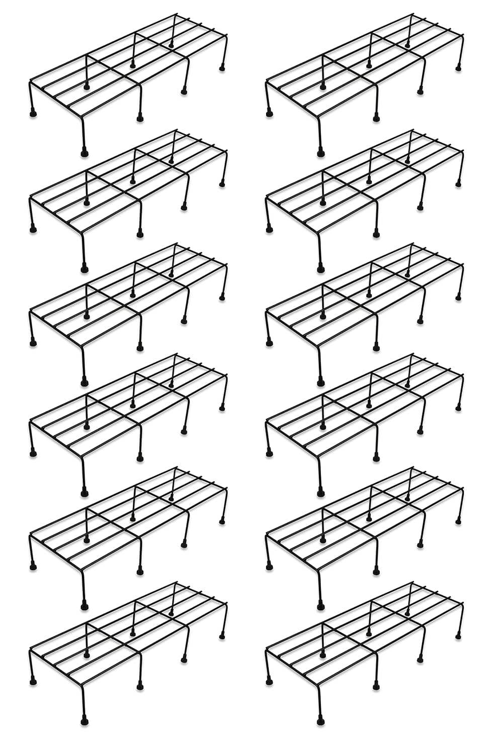 FTM Handicraft 24 inch Plant Stand for Balcony, Plant Stand for Flower Pot Stand, Pot Stand for Outdoor Plants, Planter Stand, Black (Set of 12) (B0D2TK6WSN) Amazon Price History, Amazon Price Tracker