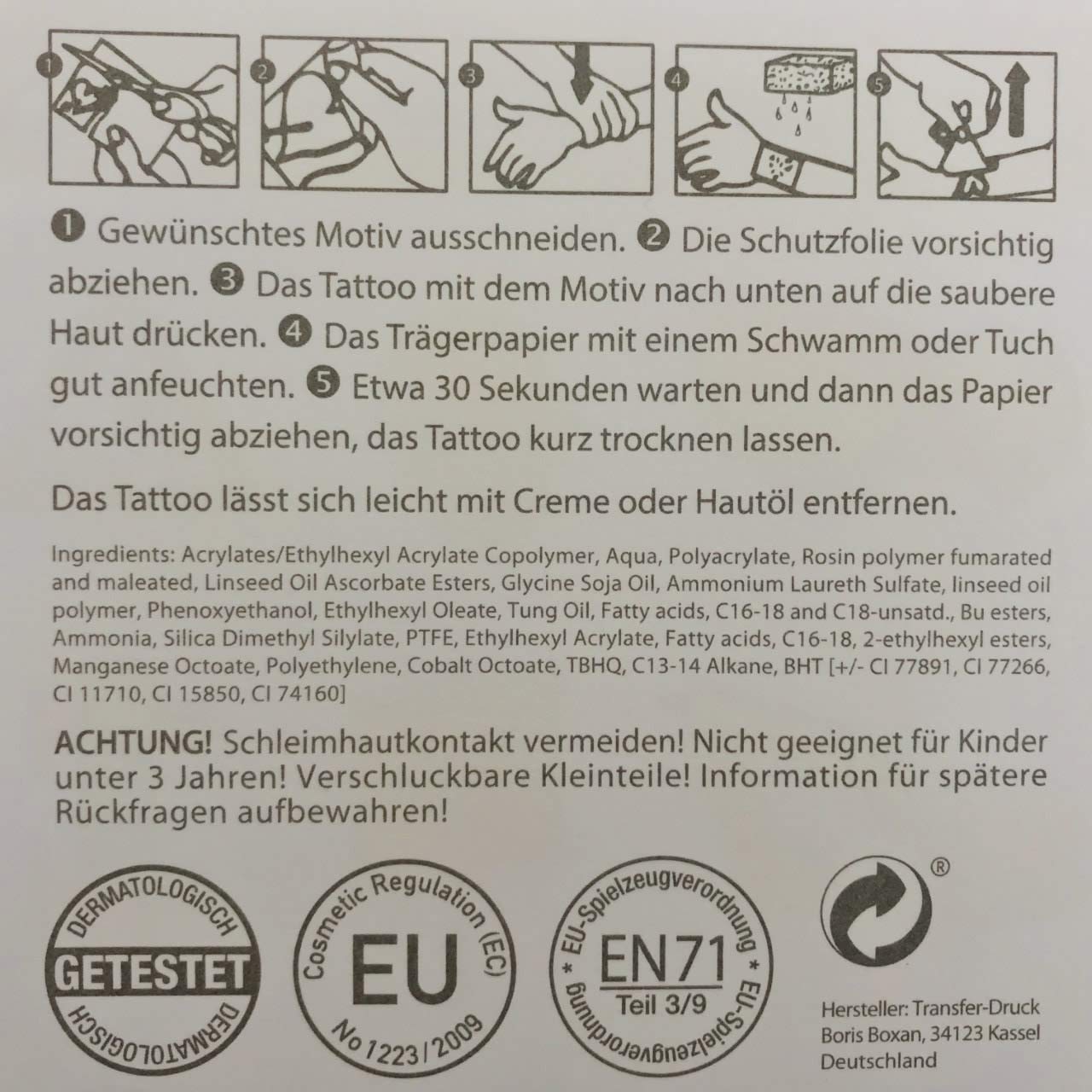 Mega-Tattoo-Set Zootiere & Wilde Tiere | 32 Temporäre Tattoos Für Kinder | Mit Spielideen-Buch