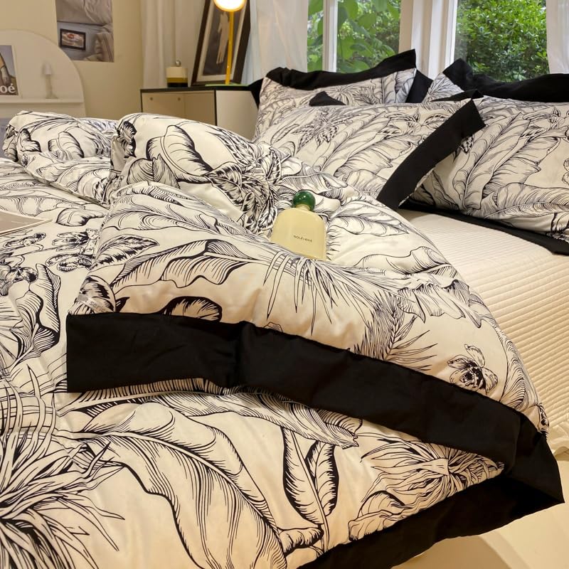 Odot Couette sans Housse 10.5 Tog (Fleur Noire 1,150x200cm)