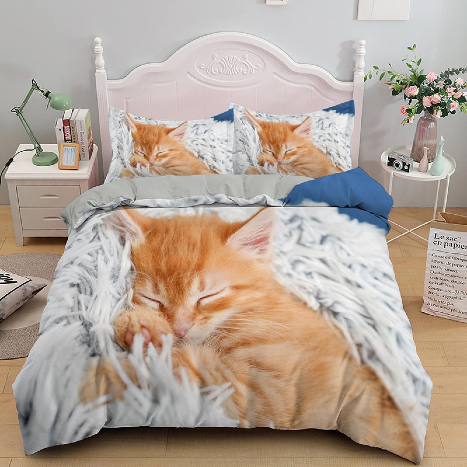 Housse de couette 240 x 260 chat pour transformer votre chambre en un cocon de douceur cosy