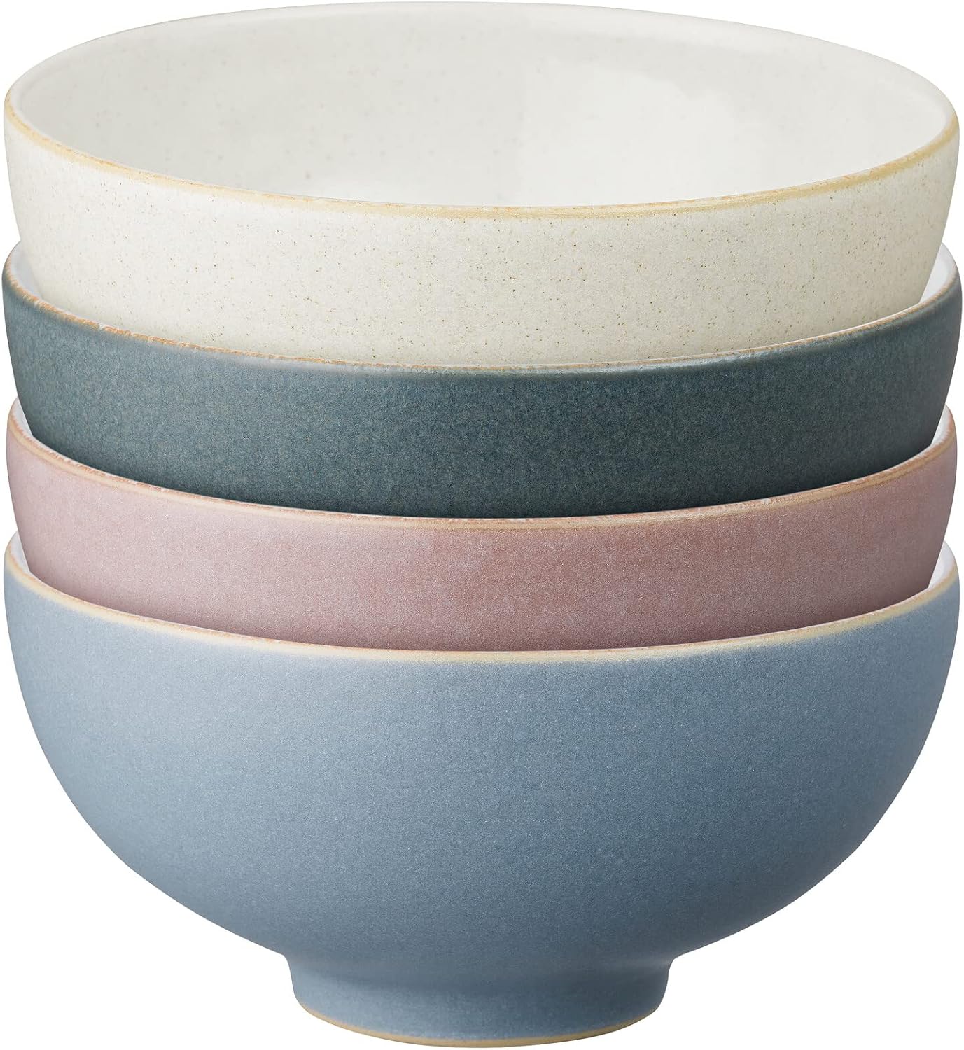 Denby Impression Mixed Set of 4 Rice Bowls