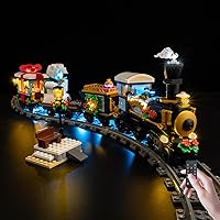 Vista 1 de Nitemode Kit de luz LED compatible con Lego Holiday Express Train 10361, control remoto mejorado con secuencia de efectos de luz múltiple